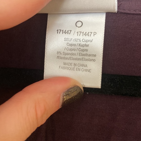 Anthropologie purple swing dress with pockets - Picture 4 of 4